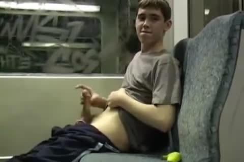 My chapfriend Filmed Me On The train When I jerk off Part