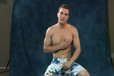 Dumb dong Hunk Jerks Off his huge dong