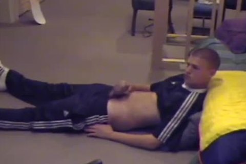 Fucking hard in company with young blond hair