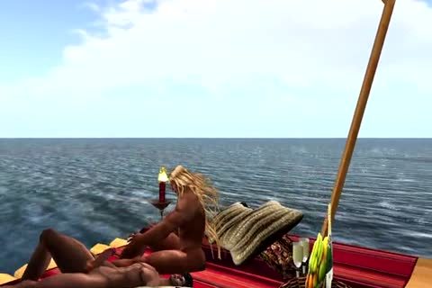 Coming Home Form A Fishing Trip And Find Your Partner Floating On A Raft Which Makes u wild En The Rest Is As It Is.