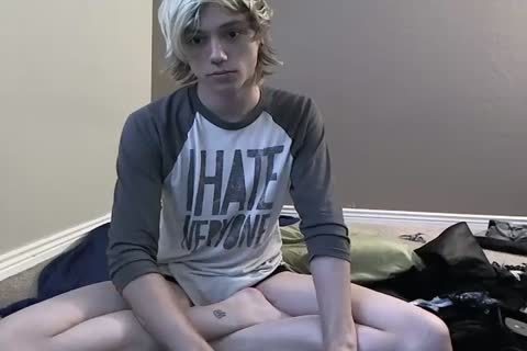 lad With White Nylon pants