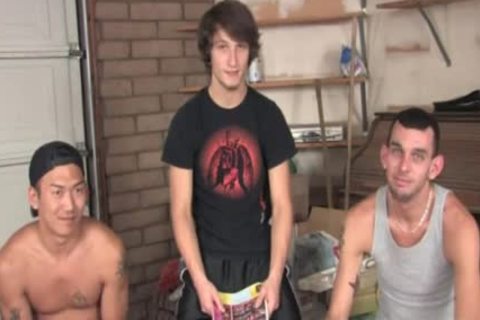 Free in nature's garb homosexual Sex ramrod Of studs And pretty filthy lad Watching