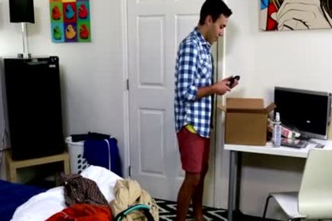 pretty eighteen Year daddy Jacking Off His penis