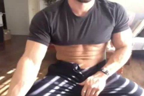 Muscle twink receives nude And Wanks On webcam