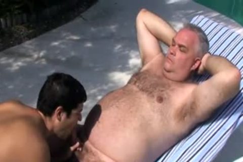 kinky Daddy Bear Blake Hardwick hammering young twink.