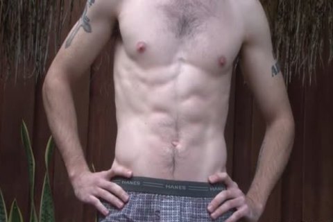 monstrous Hung 8 Inch Soldier Showing Off