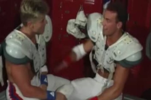 Steve nailing In The Lockerroom