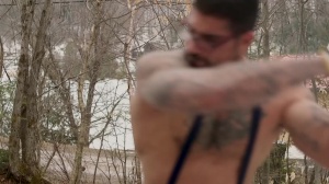 DrillMyHole.com: Hard pounding amongst inked hunk Ryan Bones