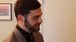 TheGayOffice.com: Mike De Marko in collar and Hung gagging