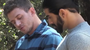 BROMO: Alexander Gustavo plowed by hunk Ali Liam in public