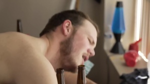 DickDorm: Brandon Evans domination handjob scene