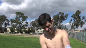 Str8chaser.com - Inked college student Max D enjoys handjob