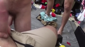 Dick Dorm: College twink handjob porn