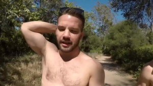 SeanCody.com: Muscle Jackson bareback doggy fuck outdoors