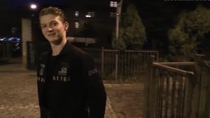 Czech Hunter: College student flashing porn