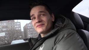 Czech Hunter: Very slim amateur foot licking in hotel