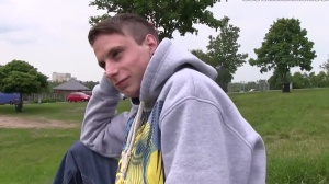 CzechHunter: Doggystyle outdoors amongst tight amateur