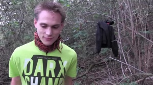 Czech Hunter: Young very nice gay bareback sucking cock indoor