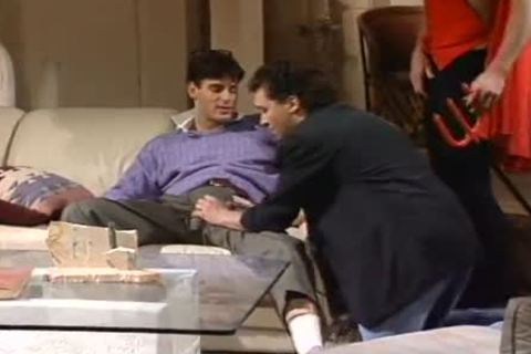 Classic-Halloween dick sucking Scene W Vintage Hunks