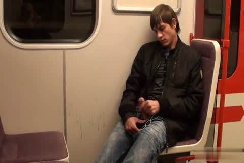 filthy legal age teenager Jacking Off In The Subway