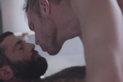 Alex Mecum pounds Markus Kage in nature's garb