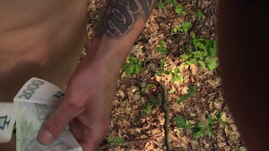 Czech Hunter - Inked amateur reality whip in park