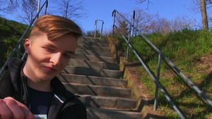 Czech Hunter - Twink boy blowjob cum scene