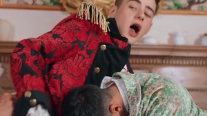 Men of UK - Blond haired Ty Mitchell doggy fucks