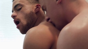 Gods Of Men: Latin Beaux Banks desires blowjob