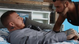 DrillMyHole - Inked Teddy Torres amongst Theo Ross blowjobs