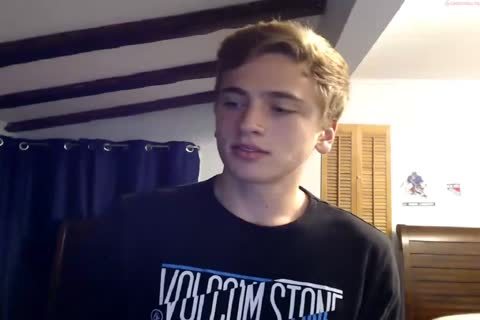 Blond twink Cums On dildo And Licks his sex cream - Chaturbate