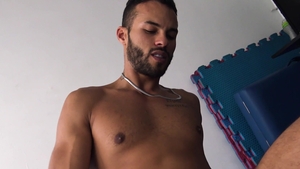 Latin Leche - Virgin crossdresser cumshot