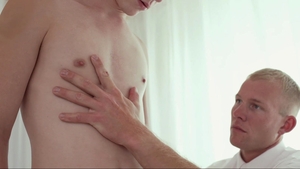 Missionary Boys: Athletic Elder Stewart striptease porn