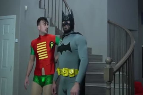 Future Pimp Makes Batman nude Robin At Homo Males