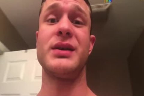 Muscle boy Showing Off His Super brawny