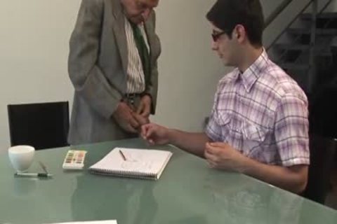 grandpa slams youthful teen