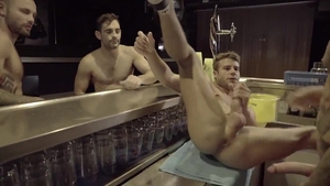 Allen King's 4-chap gangbang -Dylan James, Max Arion, Jeffrey