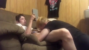 Hidden cam engulf straight