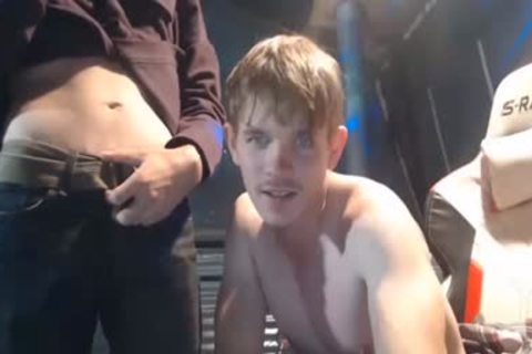 The Blond One Sucks The knob Of A old In Live And They Masturbate