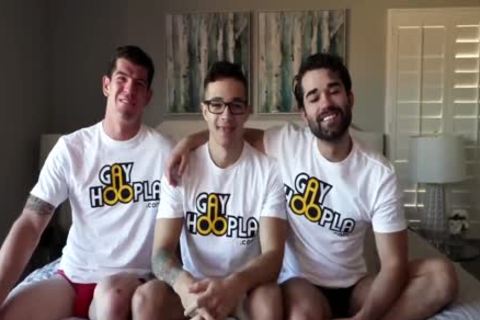 big shlong Actor Jayden Has A naughty Morning 3some