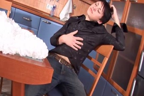 Teenage European Teenager Plays With His 10-Pounder And Bursts Up Over Himself For you