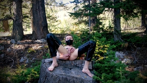 shoving My enormous ramrod Into My Own anal In The Forest For A enjoyment Day Of Self-pounding Myself bareback Till I Creampie.