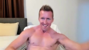 built American chap Tugs His admirable penis