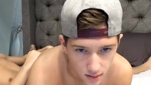 gay friends With Hat Masturbate And plow