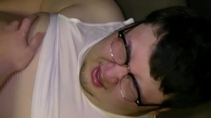 yummy Chubbys giving a kiss, Licking teats, stroking, engulfing pecker, And Having Sex!