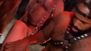 bareback orgy At LeatherWerks Part 1