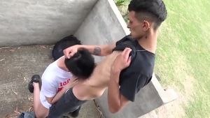 Bully Captures A twink. juicy homosexual Sex