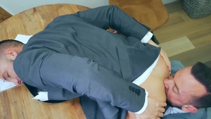 MenatPlay: Donato Reyes wearing socks and Sir Peter fingering