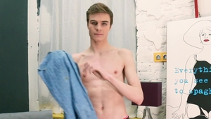 lewd teen penis Lucas Stuffs dildo In His wazoo while wanking!