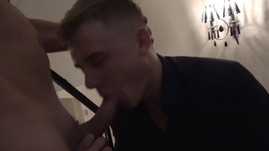 ClubBangBoys - Gay really enjoys cum in mouth
